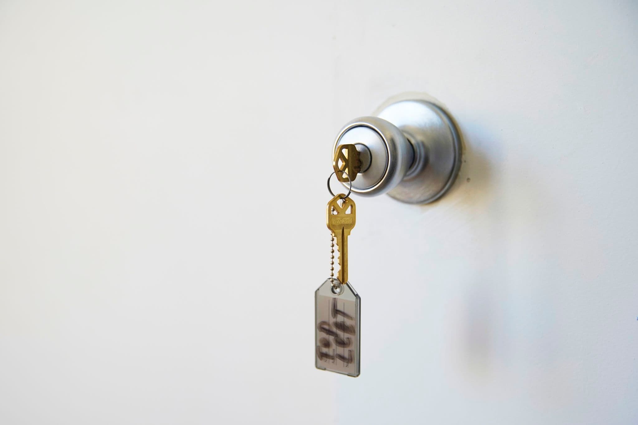A key to a vacant San Francisco apartment rental